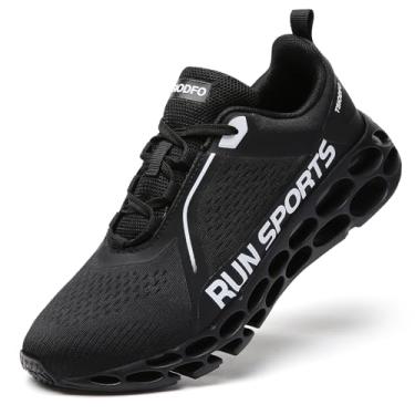 Imagem de TSIODFO Tênis de corrida feminino para treino, Preto 01, 36