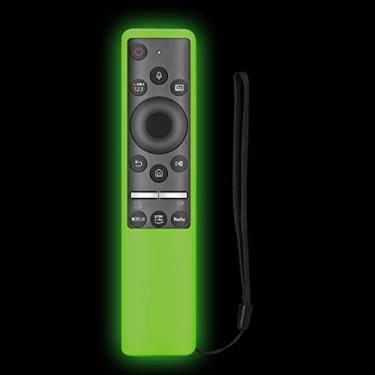 Imagem de Controle remoto de voz BN59-01312A com capa para Samsung Smart QLED 4K TV QN43Q6DRAFXZA QN55Q6DRAFXZA QN65Q6DRAF QN65Q6DRAFXZA QN75Q6DRAF QN75Q6DRAFXZA QN82Q6DRAF QN82Q6DRAF 82Q6DRR AFXZA QN82Q6DT