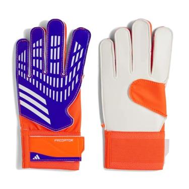Imagem de Adidas Luvas de goleiro unissex para treinamento para adultos, azul lúcido, vermelho solar/branco, 3