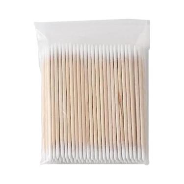 Imagem de Cotonetes De Ponta Dupla 100 Unidades Com Pontas Finas Para Arte De Un