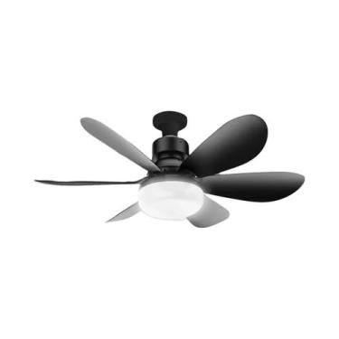 Imagem de Ventilador De Teto LED 30W Com Luz E27, Controle Remoto E Dimerização 