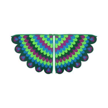 Imagem de Fantasia Infantil De Asas De Animais: Máscara De Pavão, Coruja E Papag