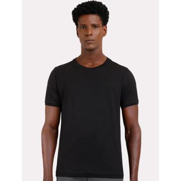 Imagem de Camiseta Aramis Masculina Jersey Algodão Pima Surton Preta-Masculino
