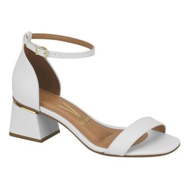 Imagem de Sandália Feminina Salto Baixo Grosso Vizzano Ajustável Leve Calcanhar 