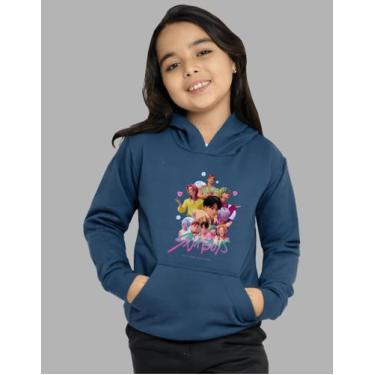 Imagem de Moletom Saja Boys Infantil Blusa De Frio K-pop Desenho, Azul, 14