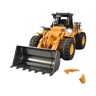 Imagem de Escavadeira RC De Liga 2.4G Para Crianças, Caminhão Basculante E Bulld