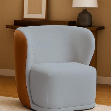 Imagem de Poltrona Cork com Manta Acrilica Movellu Home