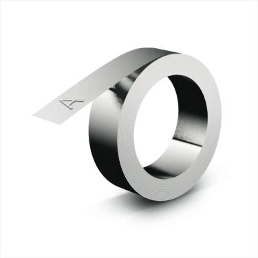 Imagem de Fita Rotulador Industrial 13mm x 4m Alumínio Adesivo 35800 Dymo