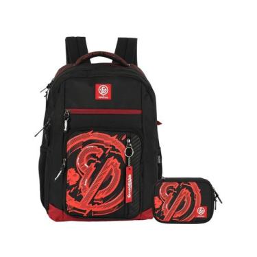 Imagem de Kit Escolar Enaldinho Mochila Costas + Estojos Box - Luxcel