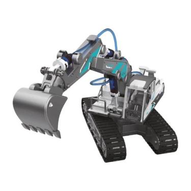 Imagem de Brinquedo Diy Escavadeira Hidráulica Kit Com 130 Peças - Roxo