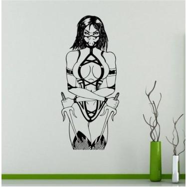 Imagem de Adesivo de parede Video Game Fighter para sala de estar ou sala de jog