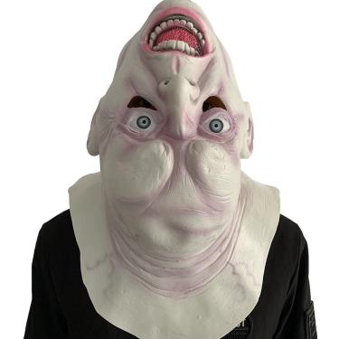 Imagem de Máscara de cabeça para baixo Alien Halloween Horror Escape Room Latex