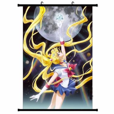 Imagem de Pôster de pintura em tela de arte de parede Sailor Moon Usagi Tsukino
