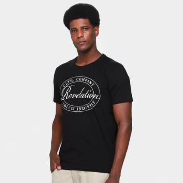 Imagem de Camiseta Colcci II Casual Masculina, Preto, GG