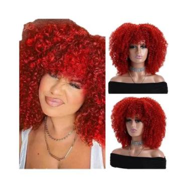 Imagem de Peruca Sintética Curta Gradiente Marrom De 16 Polegadas, Castanho Clar