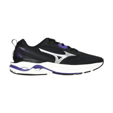 Imagem de Mizuno Wave Dynasty 7 Anatómico Feminino Preto Roxo -, Preto, Roxo, 36