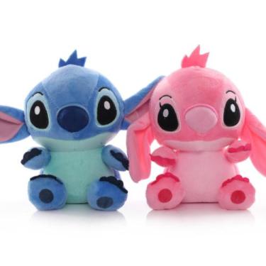 Imagem de Pelúcia do Stich e Angel importado antialérgico. - importada