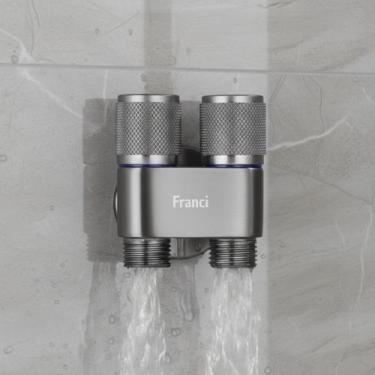 Imagem de Válvula Registro Duplo Duas Saídas Tanque Máquina Banheiro Lavanderia 