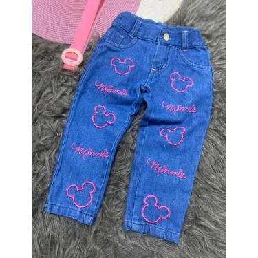 Imagem de Calça Jeans Infantil Minnie - JOANINHA BABY, 02 ANOS