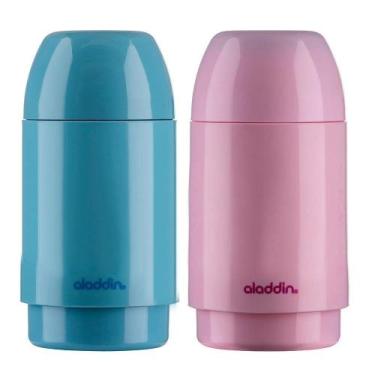 Imagem de Garrafa Térmica Aladdin Kids 0,25 Litros 3097 Rolha Decorada (Cores So