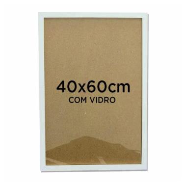 Imagem de Moldura Para Quadro Decorativo 40x60cm Com Vidro - Várias Cores - TaCo