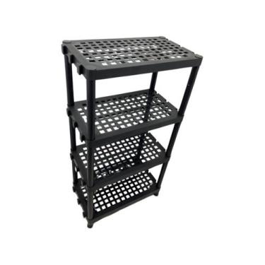 Imagem de Estante Modular Grande Reforçada 4 Andar Plástico Util Plast - Util Mu