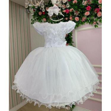 Imagem de Vestido Marie Jardim Encantado Branco - Elegante e Confortável, 3
