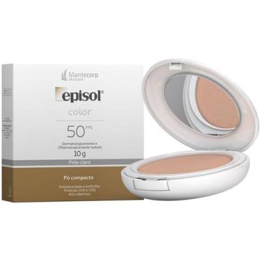 Imagem de Pó Compacto Episol Color FPS50 Tom 2 Pele Clara 10g, 2 Claro, 10g