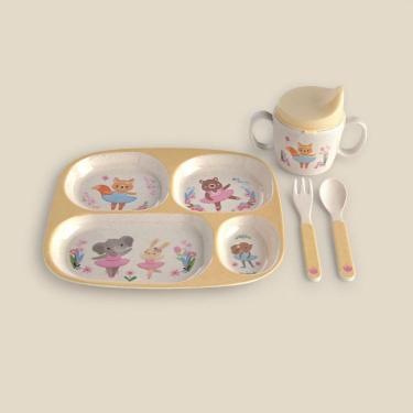 Imagem de Kit de Alimentação Ballet Melamina c/4 Peças - A\BABY