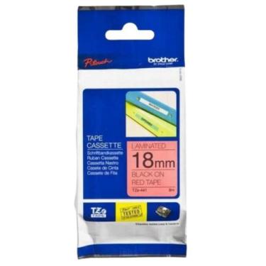 Imagem de Fita Brother Tze441 18mm Preto / Vermelho, BROTHER