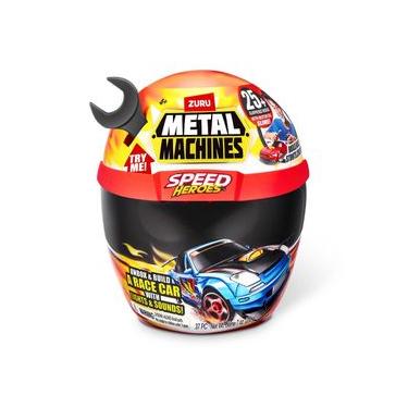 Imagem de Capacete Surpresa Metal Machines Speed Hero 20 peças, Preto