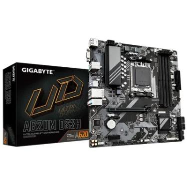 Imagem de Placa Mãe Gigabyte A620m, Ds3h Matx, Am5, DDR5, HDMI, Dp, VGA, USB 3.2, M.2