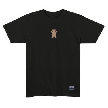 Imagem de Camiseta Grizzly Back Script Logo Tee -, Black, M