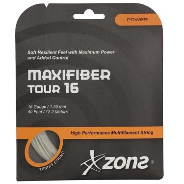 Imagem de Corda Zons Maxifiber Tour 16 1.30mm 12.2m Multifilamento Natural - Set Individual-Unissex