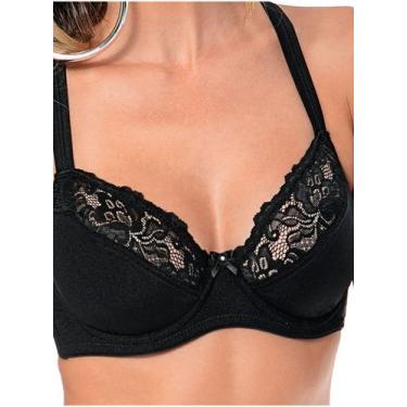 Imagem de Sutiã Demillus 064086 Lousane Com Aro Sem Bojo Microfibra T. 42/52, 48