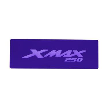 Imagem de Divisória em Acrílico Azul Baú Yamaha Xmax 250 Grande - Jaspe Ateliê, 