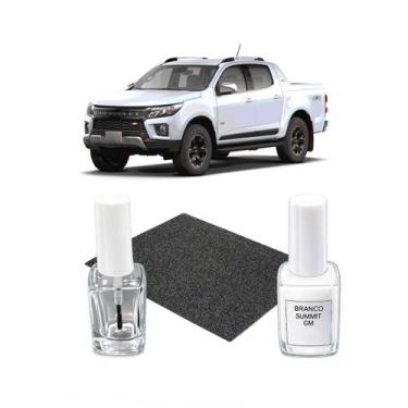 Imagem de Tinta Tira Risco Automotiva Branco Summit GM Onix Joy Cruze -, S10