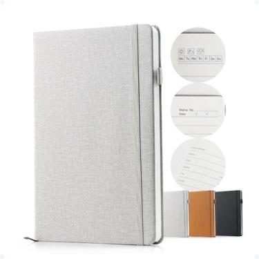 Imagem de Caderno Tipo Moleskine A5 Executiva Pautado C/ Marca Páginas - Hxt, Ci