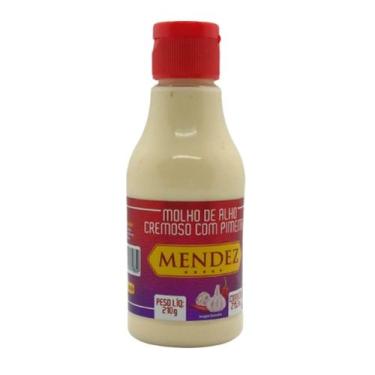 Imagem de Molho de Alho Mendez 215ml Cremoso com Pimenta