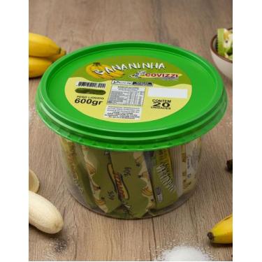 Imagem de Doce Pote Bananinha Cremosa Cristalizada 600g 20 und Covizzi