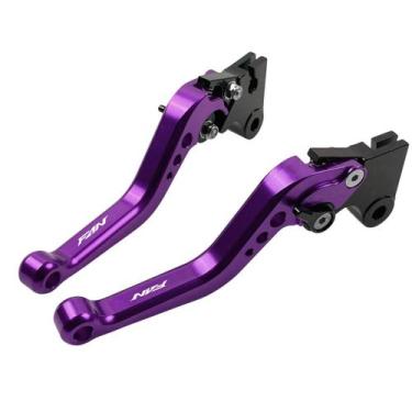 Imagem de Manete Esportivo Cg 125 150 160 Fan Freio Á Lona - Stark Race, Roxo