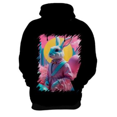 Imagem de Blusa de Frio Páscoa Coelhinho Traços Vaporwave 2 - Kasubeck Store®, G