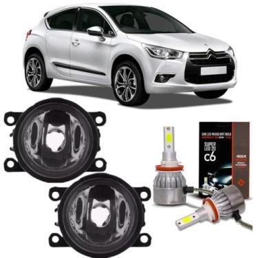 Imagem de Par de milha  citroen ds4 2012 13 14 15 2016 e super led 2d - BIBAS