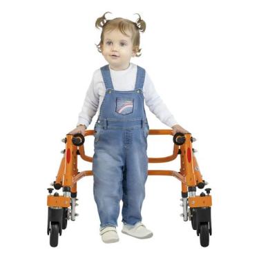 Imagem de Andador Posterior De Alumínio 4 Rodas Tamanho PP Mercur