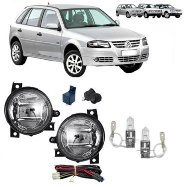 Imagem de Kit farol milha volkswagen gol g4 2006 - 2014 com lampadas - AI