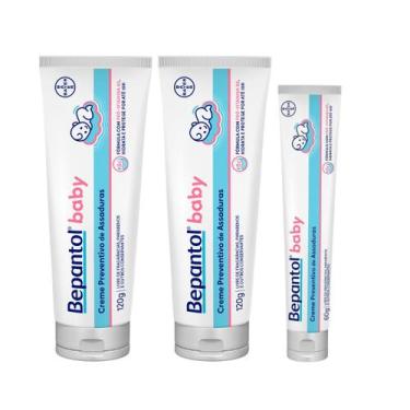 Imagem de Kit 3 Pomada de Assadura Proteção Delicada 300g - Bepantol