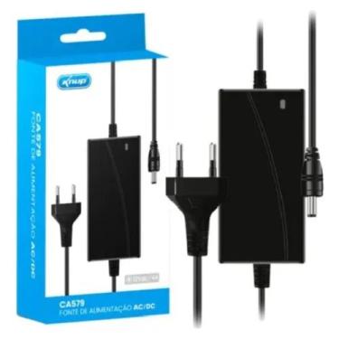 Imagem de Fonte de alimentacao ac/dc 12vdc 4a bivolt knup ca579, Bivolt