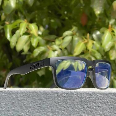 Imagem de Óculos De Sol Polarizados Unissex Quadrados Anti-Luz Azul Para Direção