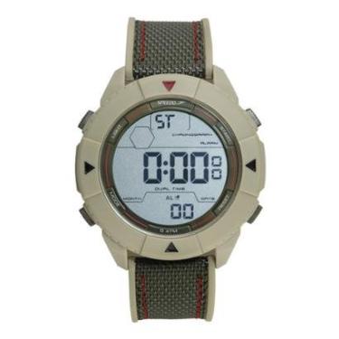 Imagem de Relógio Speedo   0g0evnv Esportivo Digital Cáqui-Masculino
