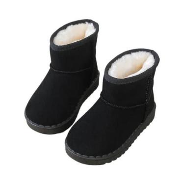 Imagem de Botas De Neve Térmicas Para Meninos E Meninas, Clássicas, Em Suede, Pa